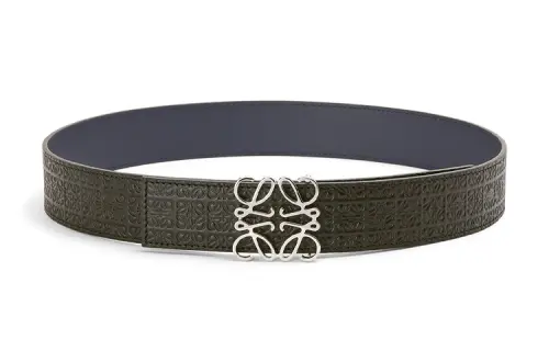 LOEWE Smooth Buckle Cow Leather Belts Women's 4cm