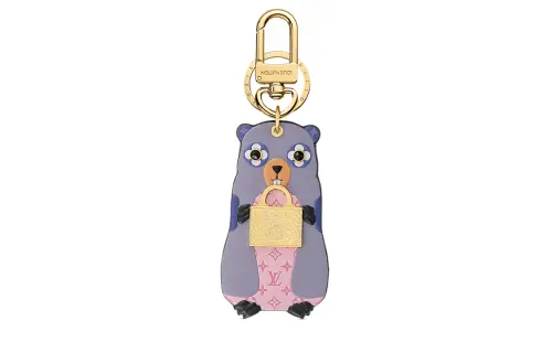 LOUIS VUITTON Keychains Unisex Gold