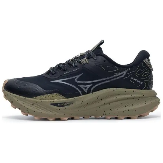 Mizuno Wave Solar V2 Chunky Sneakers Men Low-Top Black Gold/White Yellow