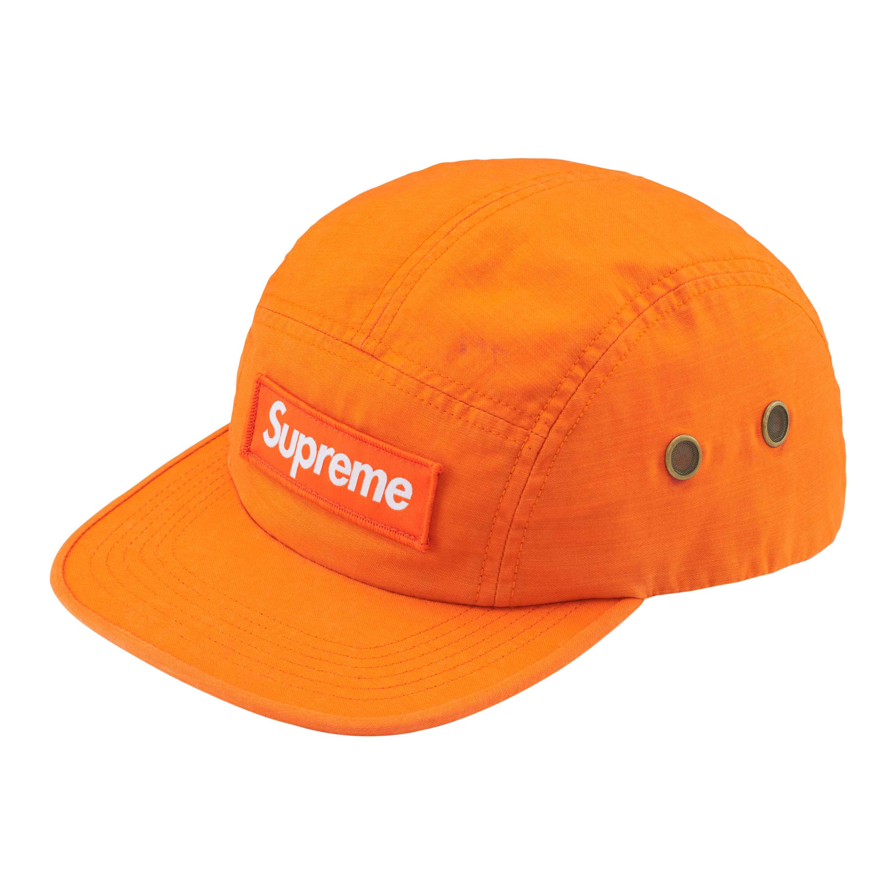 Кепка Supreme FW24 WEEK 1 Military Camp Cap (оранжевая)