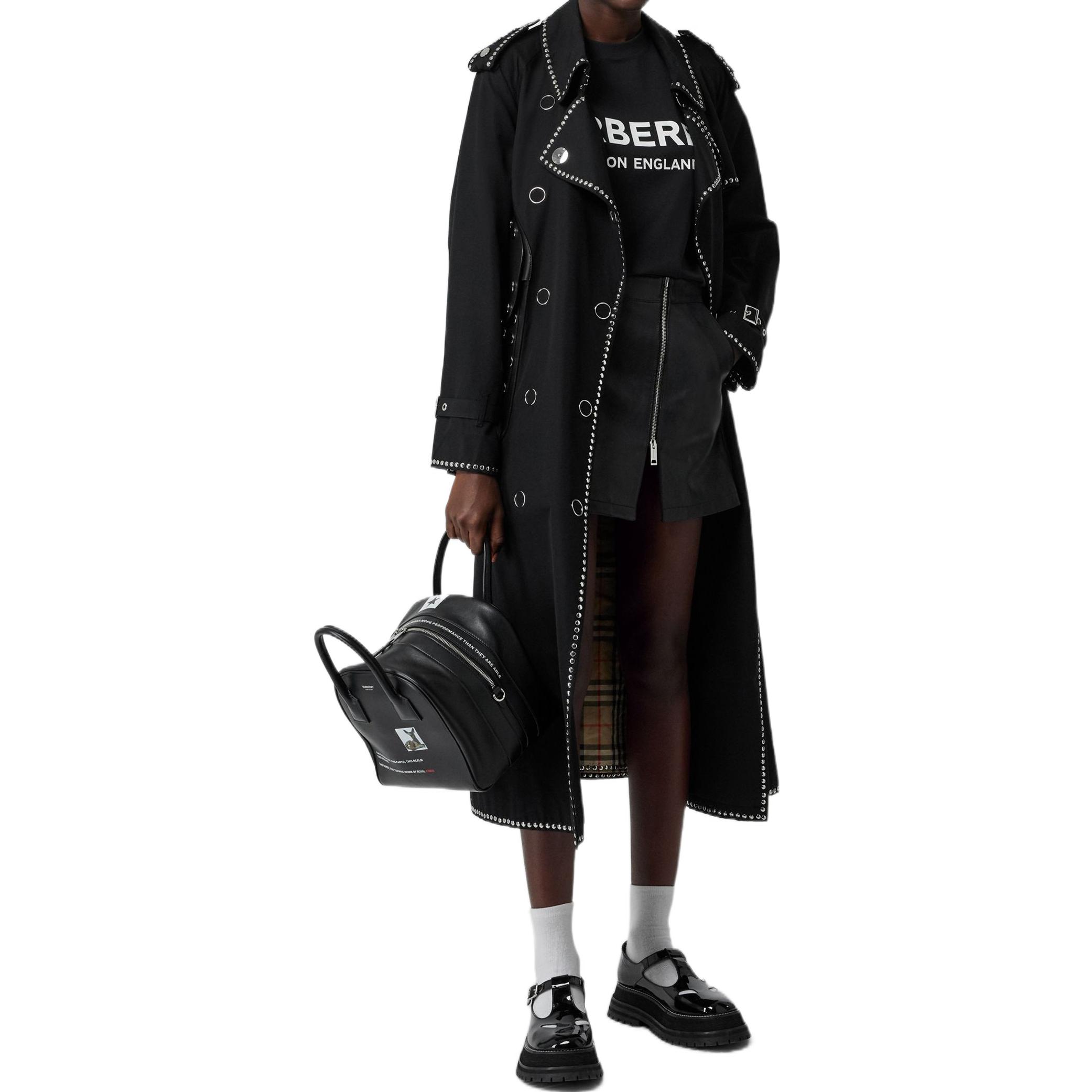 Футболка Burberry LogoT (черная) — фото 6