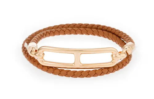 HERMES Roulis Leather Elegant Style Bracelets