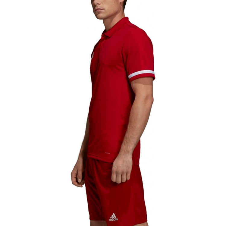 Мужская футболка adidas LogoPolo (красный) — фото 5