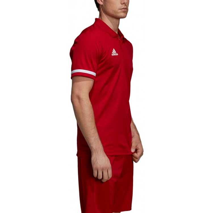 Мужская футболка adidas LogoPolo (красный) — фото 4