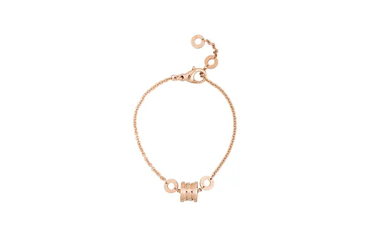 BVLGARI Pre Owned 18K Rose Gold B zero 1 Bracelet