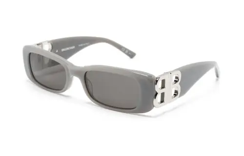 【Previous Season】logo-plaque rectangle sunglasses