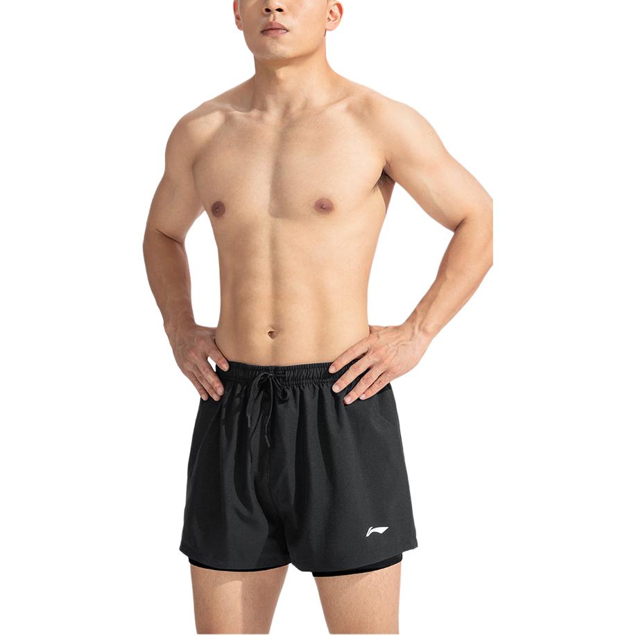 Li Ning Swimming Shorts Men’s Black