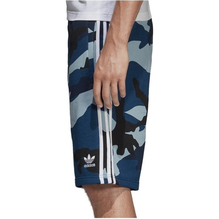 Мужские шорты adidas originals Camo Shorts (синий камуфляж) — фото 4