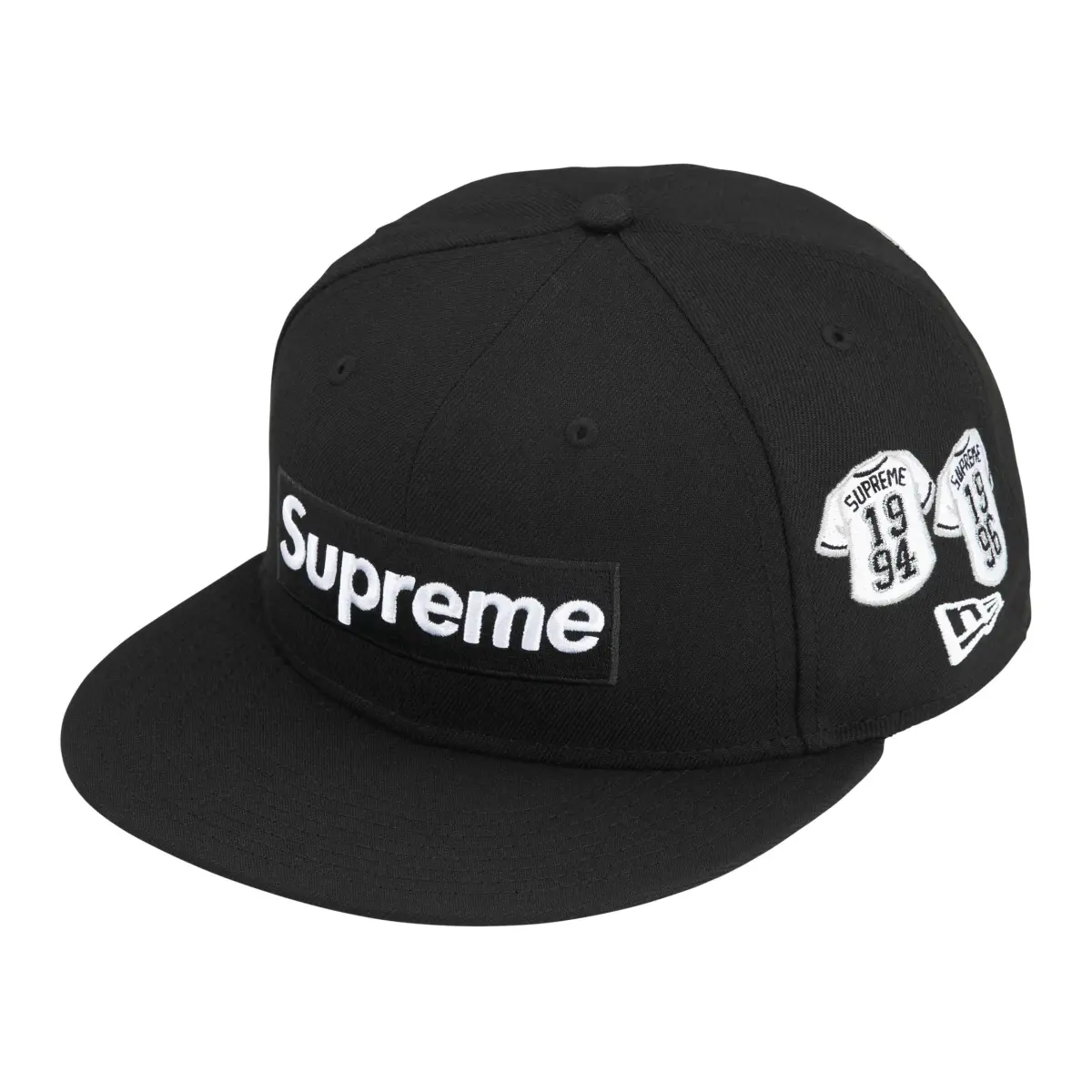 Supreme x New Era Baseball Caps Unisex Black
