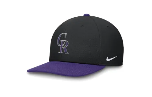 Nike Polyester Baseball Caps Men's Black/Purple