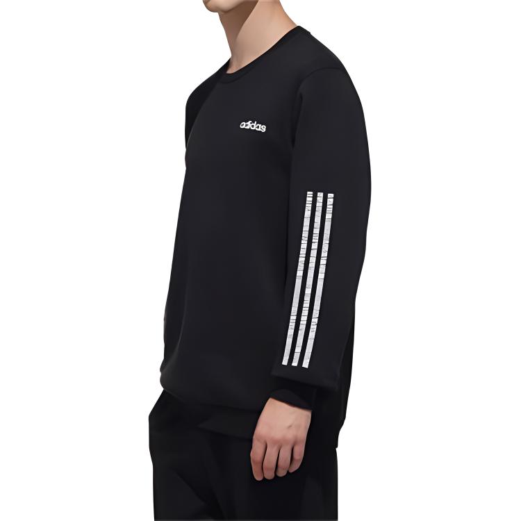 Мужской свитшот adidas neo M Ce 3s Swtshrt (черный) — фото 4