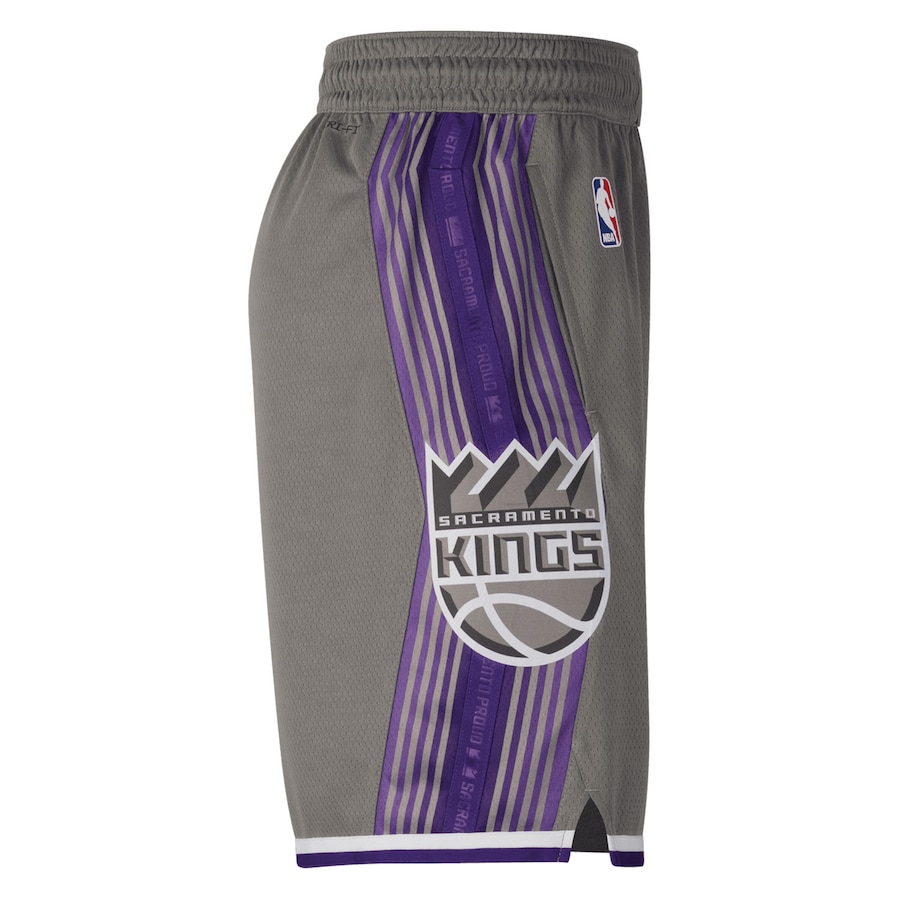 Nike 2022/23 City Edition Swingman Basketball Shorts Unisex Charcoal Gray
