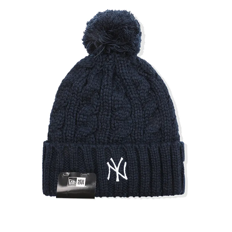 New Era Acrylic Beanies Unisex Navy Blue