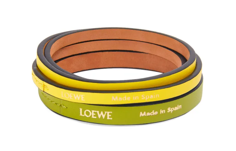 LOEWE Wristbands Women's Yellow/Green