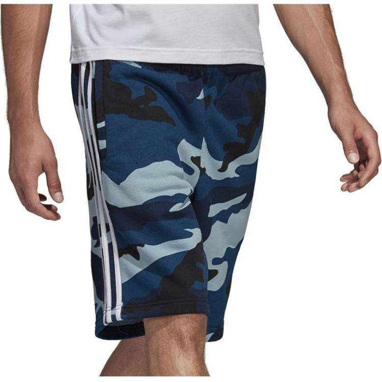 Мужские шорты adidas originals Camo Shorts (синий камуфляж) — фото 3