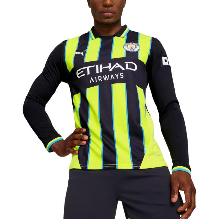 PUMA Manchester City 24/25 Men’s Replica Away Long Sleeve Soccer Jersey