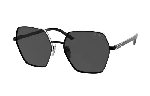 PRADA Alloy Frame Irregular Shape Sunglass Unisex