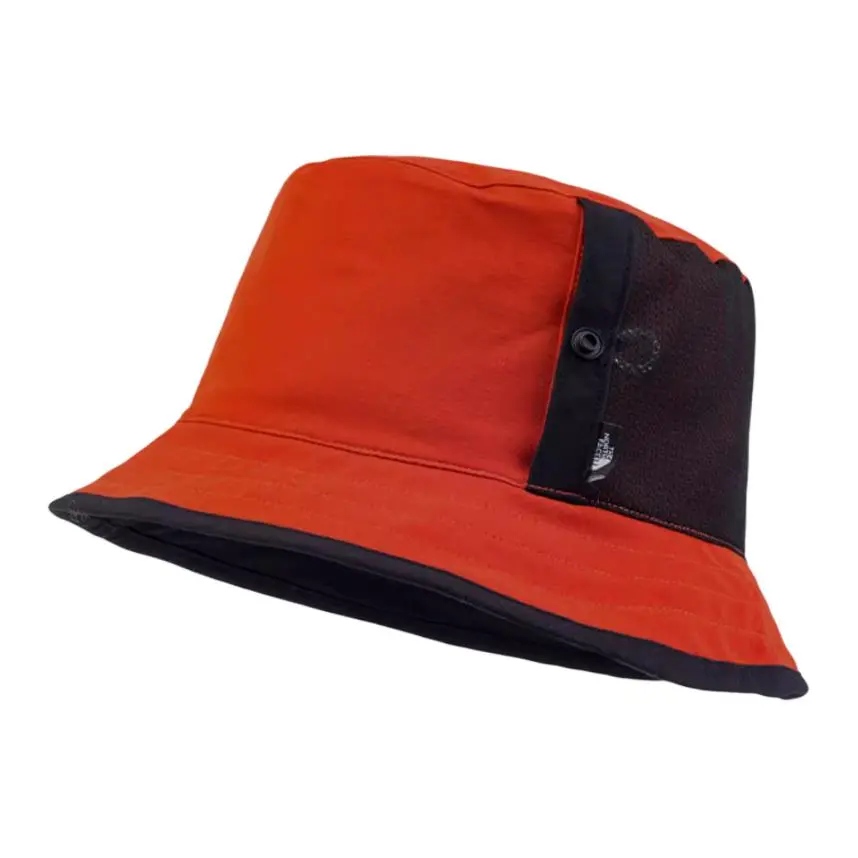 THE NORTH FACE Nylon Bucket Hats Unisex Orange Red