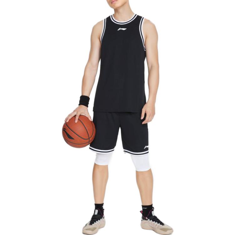 Li Ning Sports Basketball Collection Basketball Suits Men’s Black Moderate Other
