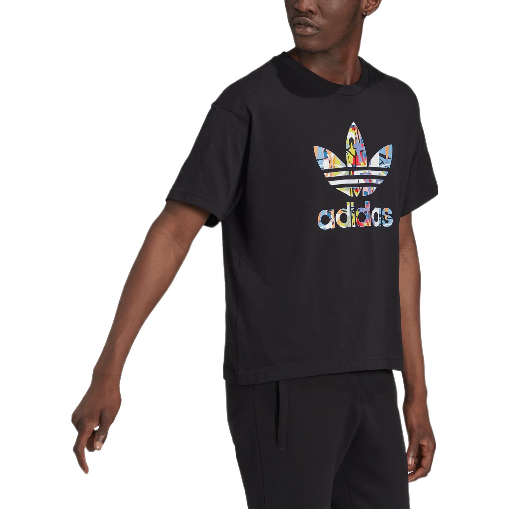 Футболка adidas Love Unites Tre (черная) — фото 5
