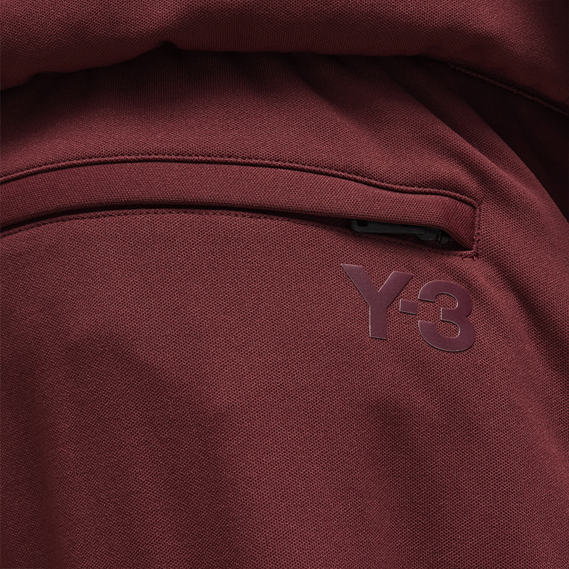 Y 3 Sports Pants Unisex Burgundy