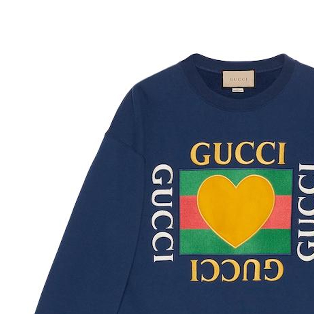 Мужской свитшот Gucci (синий) — фото 5