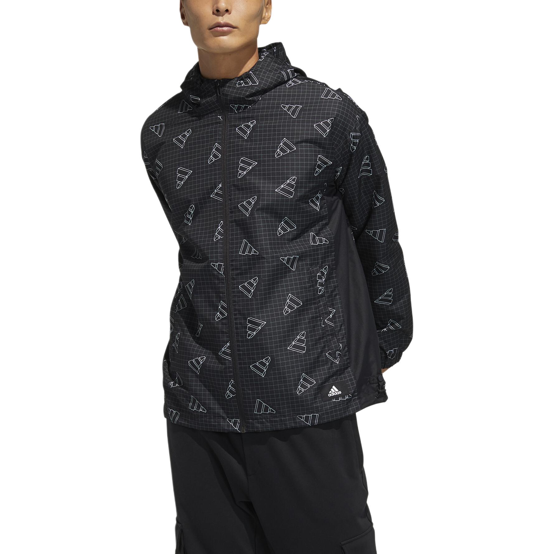 Мужская куртка adidas (черная) — фото 4