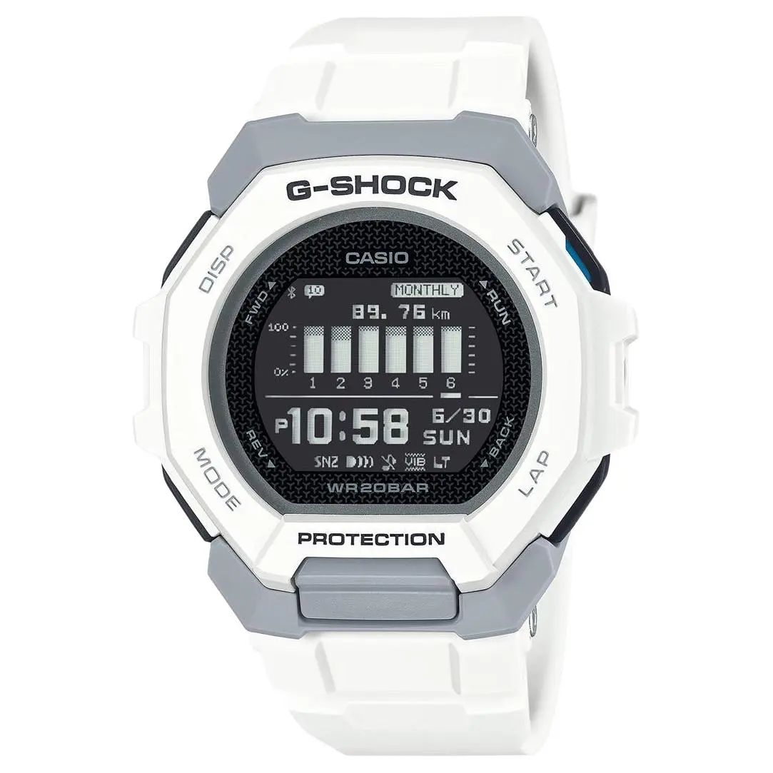 CASIO Unisex G-SQUAD Series Black Watch GBD-300-7
