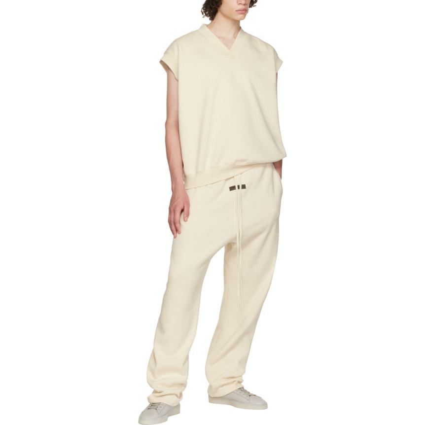 Fear of God Essentials FW22 V neck vest Egg shell V  