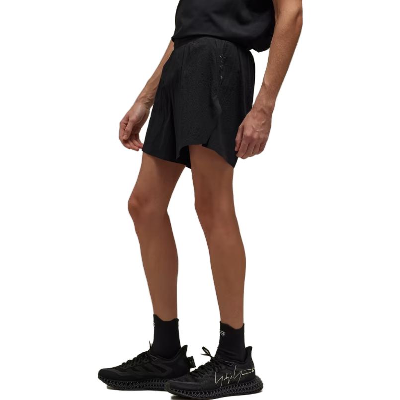Y-3 logo-print elasticated-waist shorts