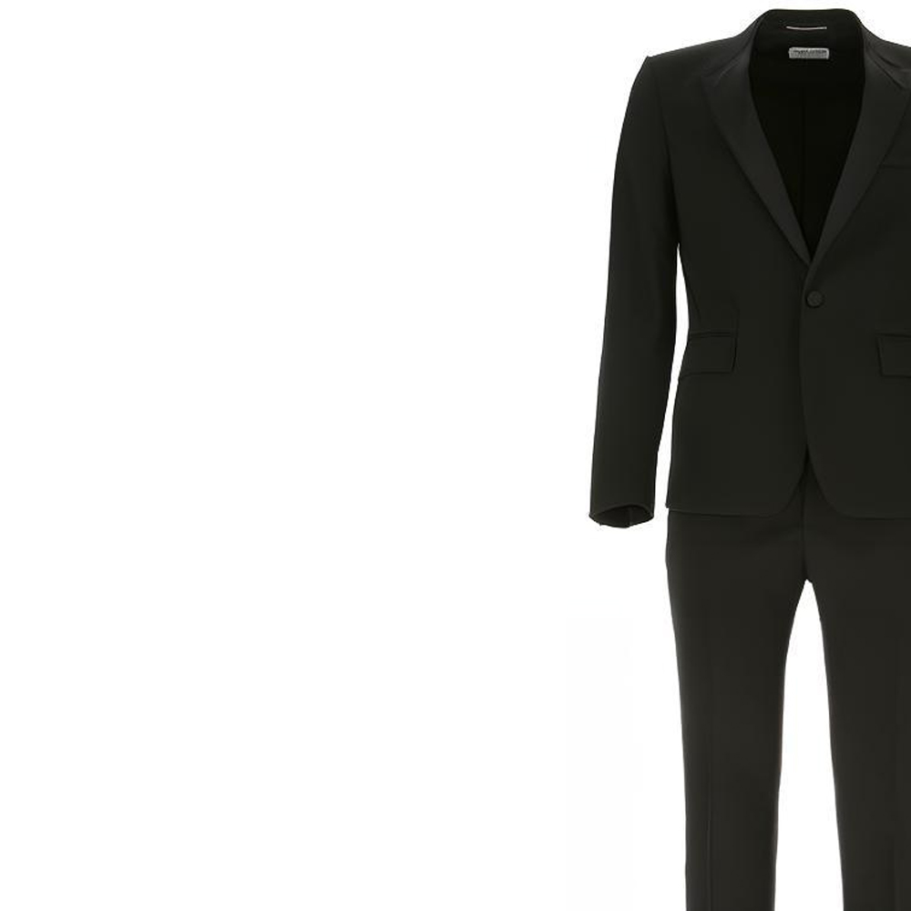 Мужской костюм SAINT LAURENT Wool Suit (черный) — фото 6