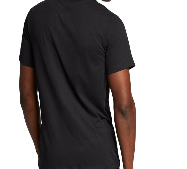 Мужская футболка Nike DRI-FIT T (черная) — фото 4