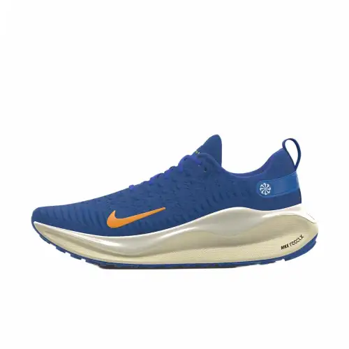 Nike InfinityRN 4 Slip Resistant Abrasion Resistant Low top Running Shoes Men's Blue