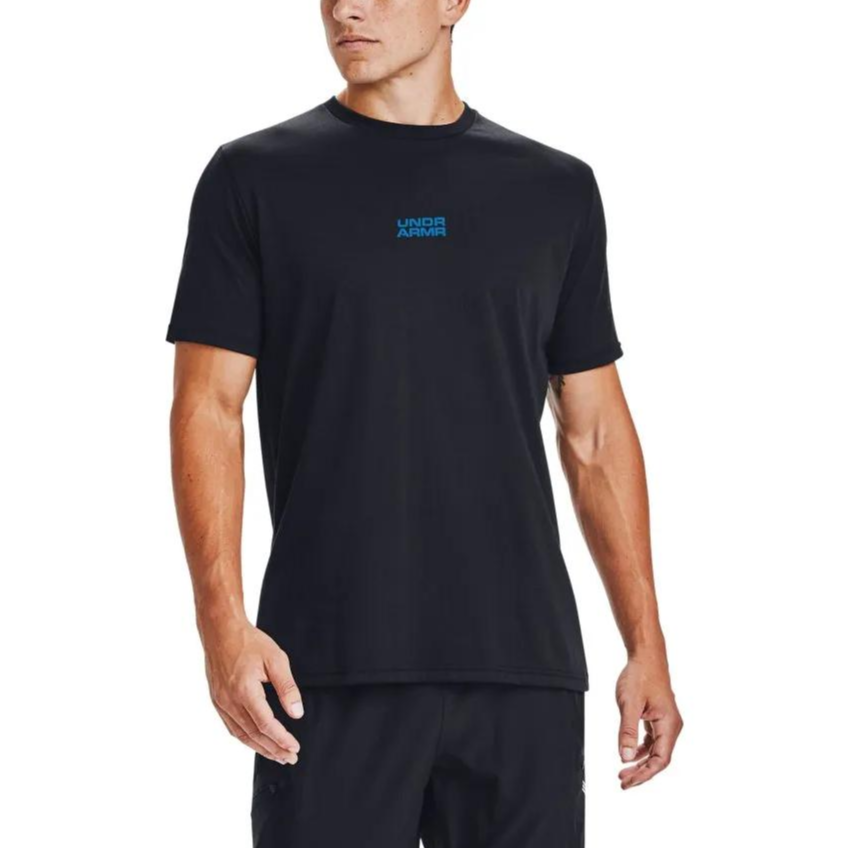 Мужская футболка Under Armour (черная) — фото 3