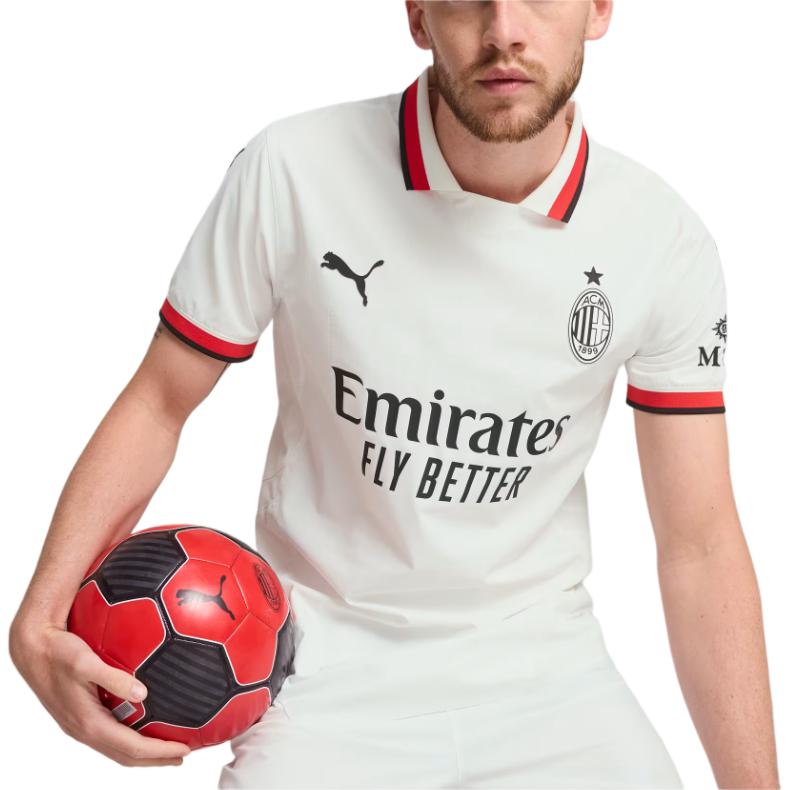 PUMA Camiseta De Fútbol Auténtica De Visitante Para Hombre Ac Milan Visitante 24/25