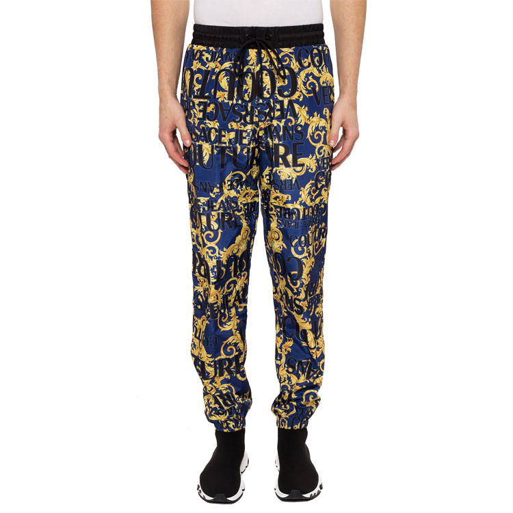Мужские штаны Versace JEANS COUTURE Logo (синий) — фото 3