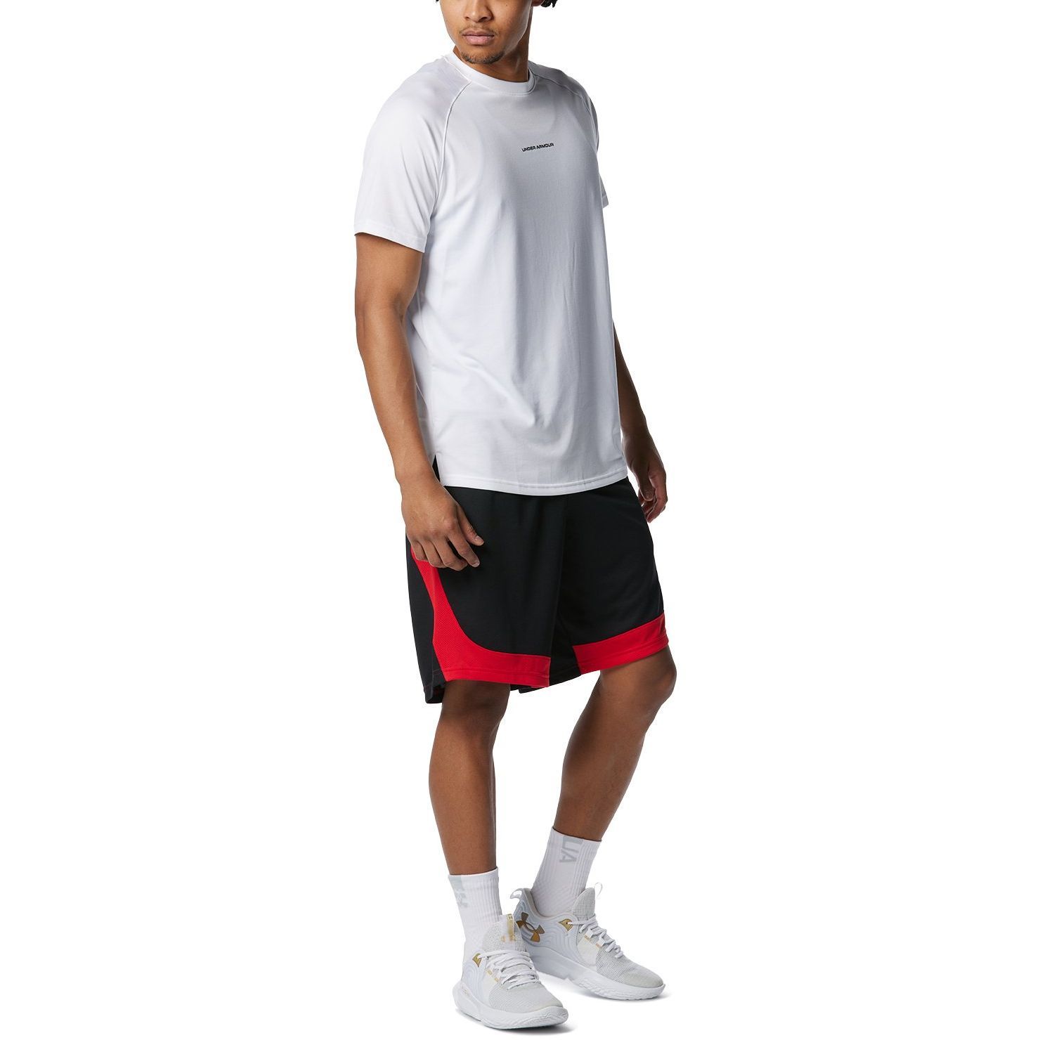 Under Armour Under Armour Fitness Clothing Men’s Black Red