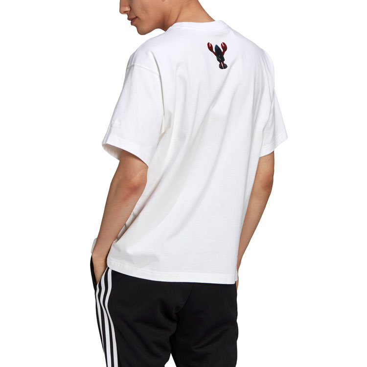 Мужская футболка adidas originals T (белая) — фото 3