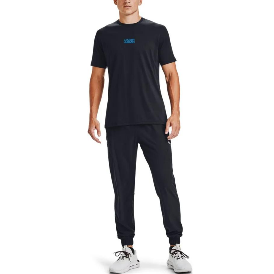 Мужская футболка Under Armour (черная) — фото 4