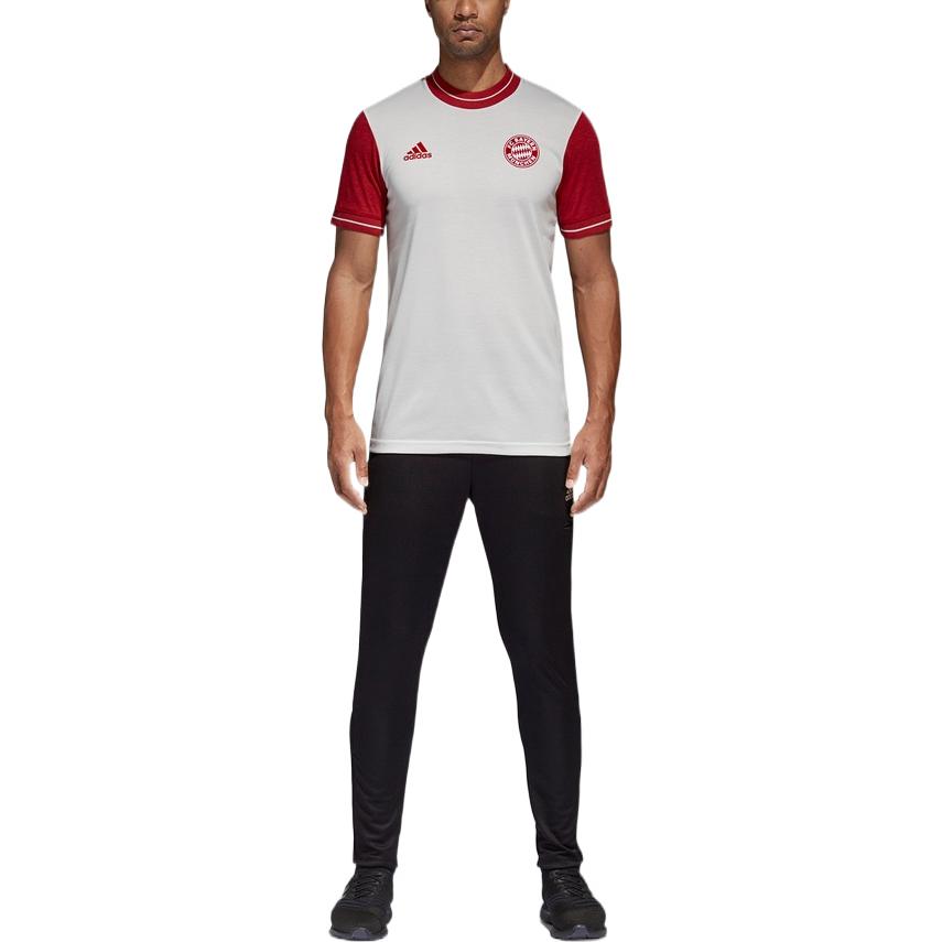 Adidas Bayern Munich Black Soccer Jerseys Men’s White Moderate Straight Fit