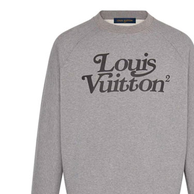 худи Louis Vuitton LOUIS VUITTON x Nigo Squared (серый) — фото 6