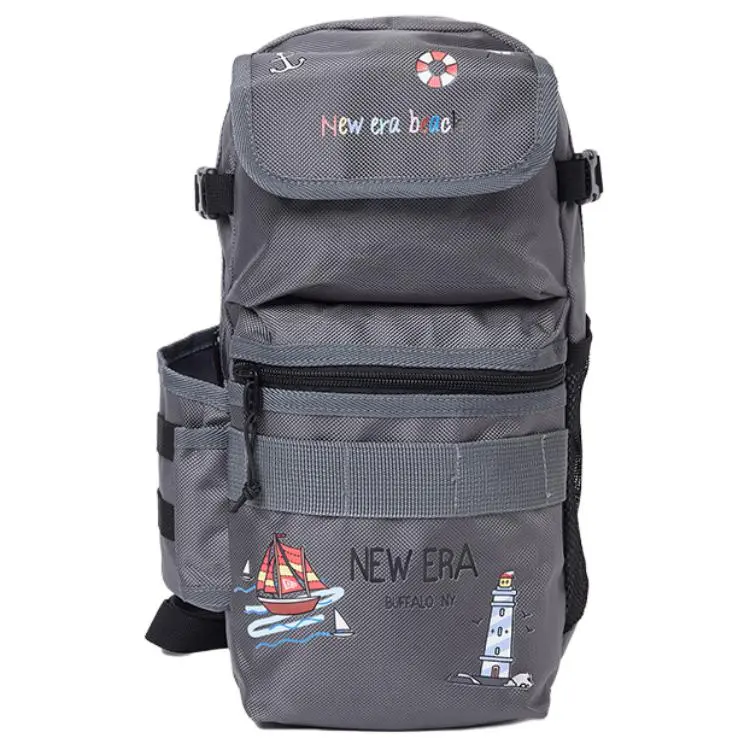 New Era Fabric Shoulder Bag, Crossbody Bag Medium Unisex Gray