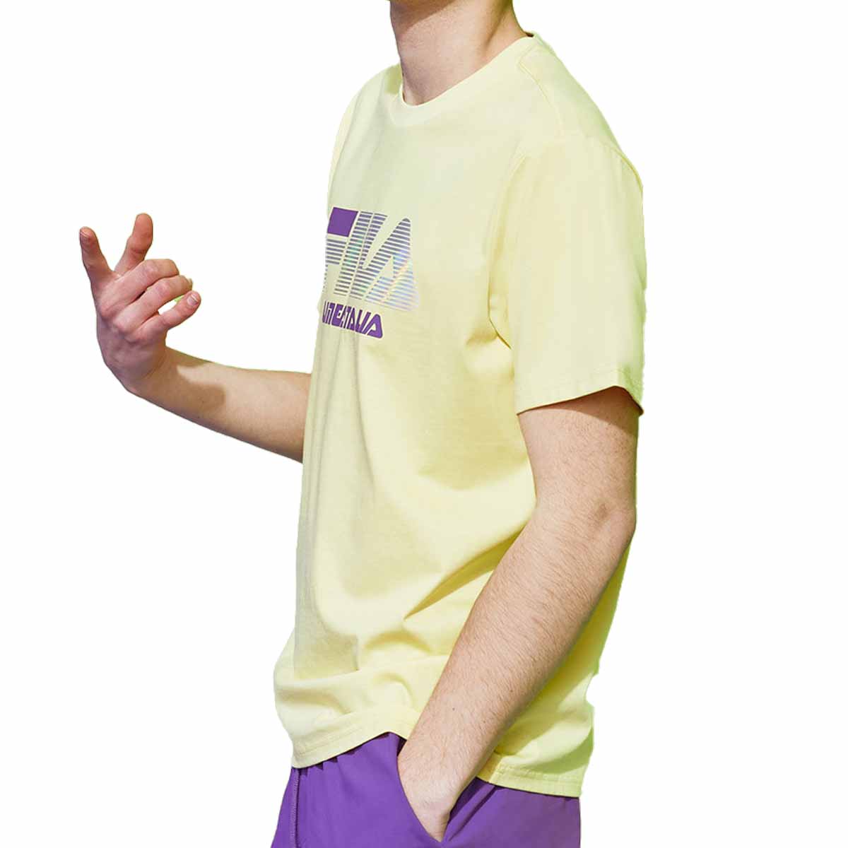 Футболка Fila FUSION (желтая) — фото 3