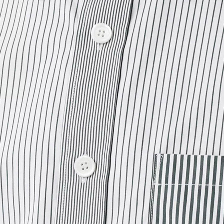 Мужская рубашка Burberry (серая) — фото 5