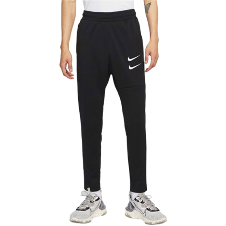 Мужские штаны Nike Sportswear Swoosh (черный) — фото 4