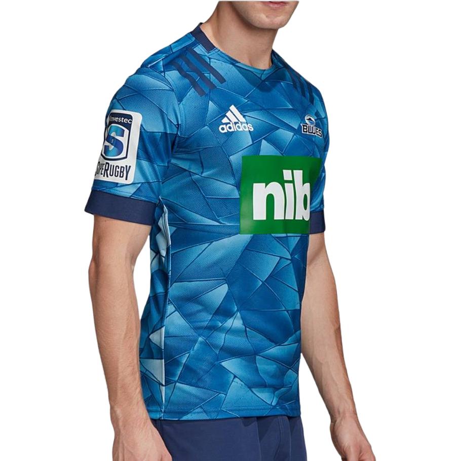 Adidas BAJU LELAKI SPORT PLANET 39 35 Rugby Jersey Men’s Royal Trace