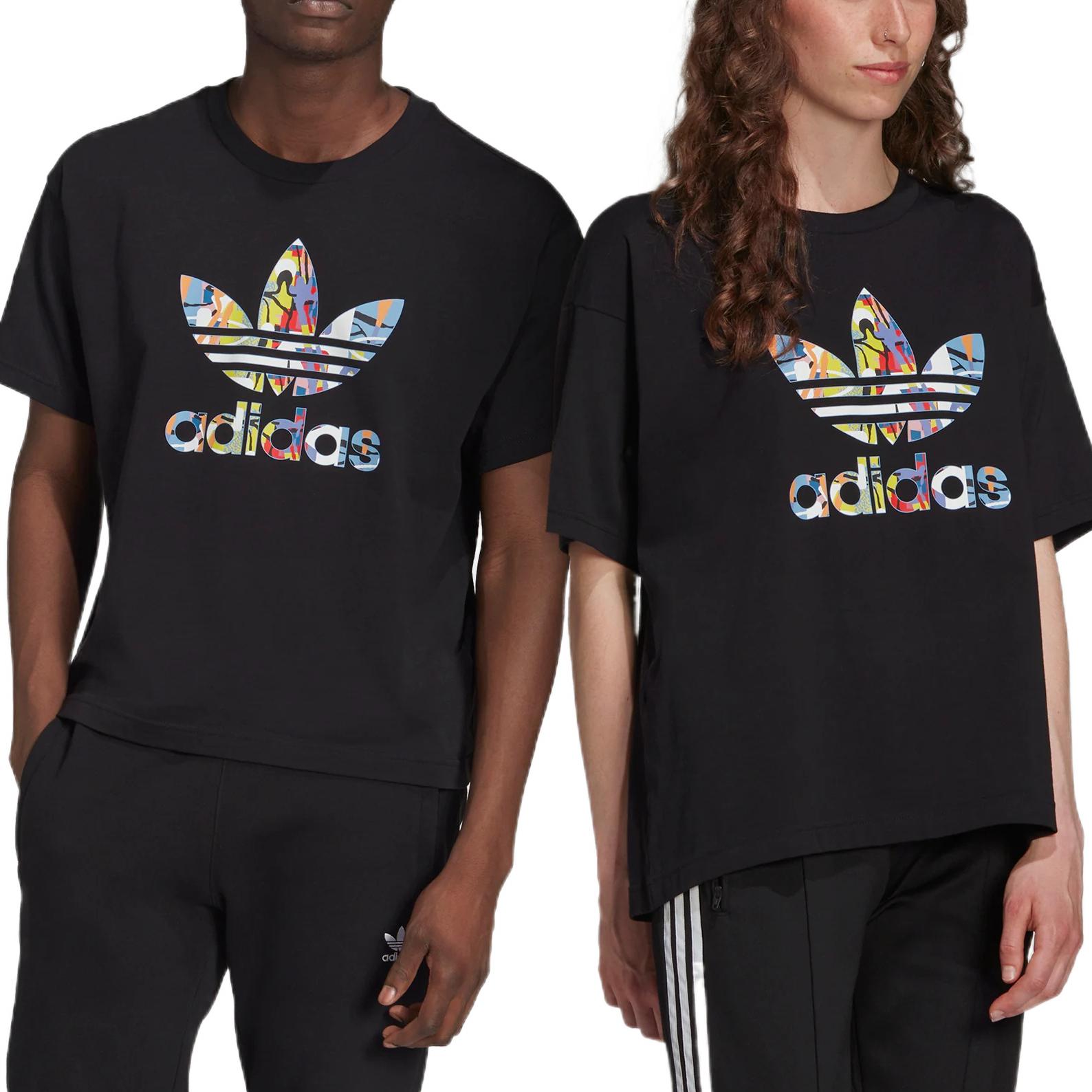 Футболка adidas Love Unites Tre (черная) — фото 6