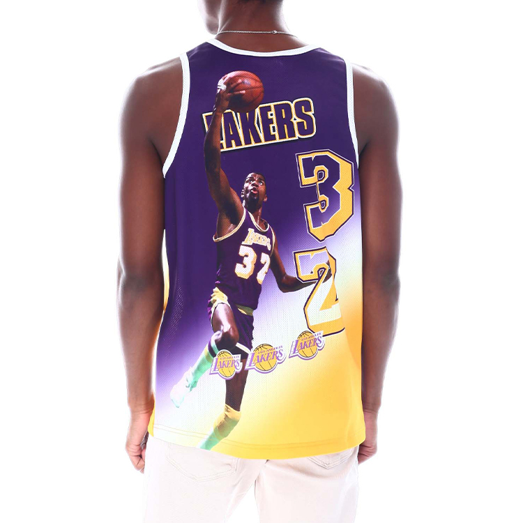 Mitchell Ness x Nba Los Angeles Lakers Magic Johnson Behind The Back jersey