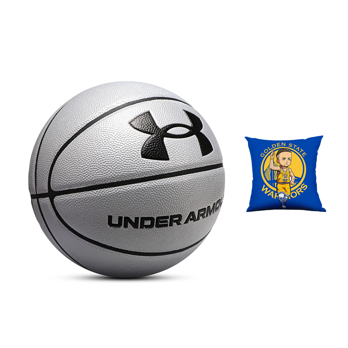Under Armour Pu Basketball Silver Size 7 Ball Training
