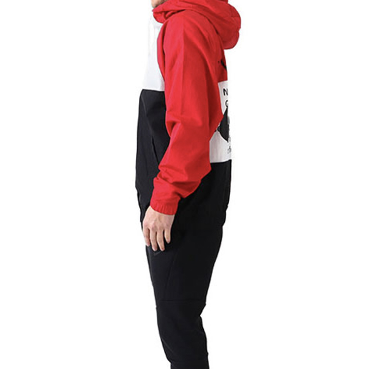 Мужская куртка Nike SportswearSwoosh (красно-синяя) — фото 5